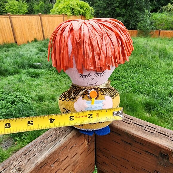 Vintage 1960s "HAPPY BIRTHDAY!" Toy DOLLY GRAM by WESTERN UNION Stuffed Rag Doll - Picture 7 of 7